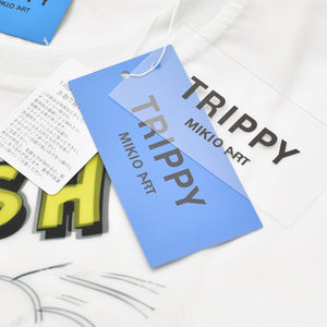 新品未使用 TRIPPY MIKIO ART トリッピーミキオアート 鮨 なんば コラボレーションTシャツ SMB-003 ホワイト GOD HAND XLサイズ 中古 4a005997