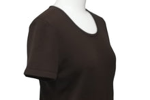 画像をギャラリービューアに読み込む, FOXEY NEW YORK フォクシー ニューヨーク ニットTシャツ ブラウン サイズ40 レーヨン ポリエステル 31723 美品 中古 59984