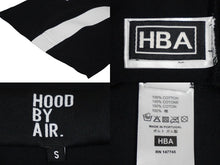 画像をギャラリービューアに読み込む, 極美品 HOOD BY AIR. フードバイエアー HBA 半袖Tシャツ コットン ブラック ホワイト ロゴ プリント サイズS 中古 59999