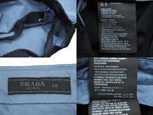 Load image into Gallery viewer, PRADA プラダ ショートパンツ ハーフパンツ ショーツ サイズ50 ブルー コットン エラステイン SPF88 良品 中古 60016