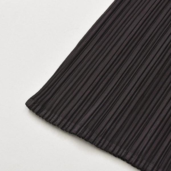 極美品 PLEATS PLEASE ISSEY MIYAKE プリーツプリーズ イッセイミヤケ ワンピース プリーツ加工 サイズ3 ポリエステル ブラウン 中古 4a006002
