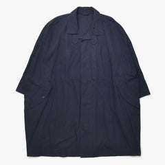 極美品 ISSEI MIYAKE イッセイミヤケ オーバーコート コート ME33-FA017 ネイビー サイズM 中古 4a006003