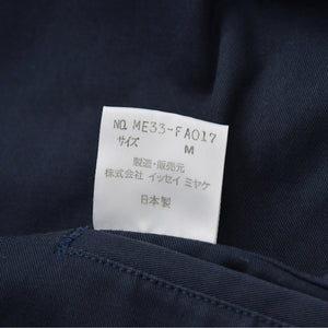 極美品 ISSEI MIYAKE イッセイミヤケ オーバーコート コート ME33-FA017 ネイビー サイズM 中古 4a006003