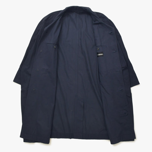 極美品 ISSEI MIYAKE イッセイミヤケ オーバーコート コート ME33-FA017 ネイビー サイズM 中古 4a006003