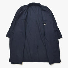 Load the image into the gallery viewer. 極美品 ISSEI MIYAKE イッセイミヤケ オーバーコート コート ME33-FA017 ネイビー サイズM 中古 4a006003