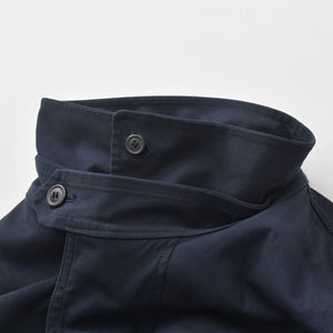 極美品 ISSEI MIYAKE イッセイミヤケ オーバーコート コート ME33-FA017 ネイビー サイズM 中古 4a006003
