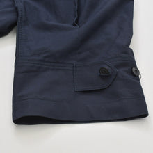 Load the image into the gallery viewer. 極美品 ISSEI MIYAKE イッセイミヤケ オーバーコート コート ME33-FA017 ネイビー サイズM 中古 4a006003