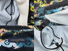 画像をギャラリービューアに読み込む, LOUIS VUITTON ルイヴィトン モノグラムタイダイデニム 長袖シャツ マルチカラー M RM2129 H98 HLA10W 美品 中古 60042