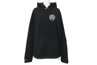 CHROME HEARTS クロムハーツ フリースパーカー GRP Y NOT U DETENTION SWEATSHIRT ブラック サイズL 良品 中古 60055