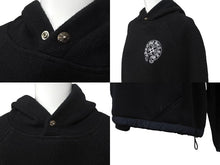 Load image into Gallery viewer, CHROME HEARTS クロムハーツ フリースパーカー GRP Y NOT U DETENTION SWEATSHIRT ブラック サイズL 良品 中古 60055