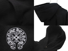 画像をギャラリービューアに読み込む, CHROME HEARTS クロムハーツ フリースパーカー GRP Y NOT U DETENTION SWEATSHIRT ブラック サイズL 良品 中古 60055