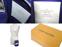 Load image into Gallery viewer, 極美品 LOUIS VUITTON ルイヴィトン ショルダーバッグ ダヌーヴ PPM ブルー ホワイト ヴァージルアブロー M45893 中古 60090