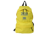 画像をギャラリービューアに読み込む, BALENCIAGA バレンシアガ リュック デイパック 503221 The Power of Dreams. BBロゴ ナイロン イエロー 美品 中古 60091