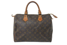 Load image into Gallery viewer, LOUIS VUITTON ルイヴィトン モノグラム スピーディ30 ハンドバッグ M41526 ブラウン ロゴ 手持ち 鞄 中古 60122