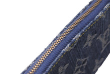 Load image into Gallery viewer, 未使用 LOUIS VUITTON ルイヴィトン モノグラム デニム ポシェットクレ コインケース M95343 ブルー 小銭入れ 財布 中古 60124