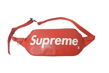 画像をギャラリービューアに読み込む, LOUIS VUITTON × Supreme ルイヴィトン × シュプリーム ボディバッグ バムバッグPM M53418 エピレザー レッド 美品 中古 60139