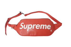 LOUIS VUITTON × Supreme ルイヴィトン × シュプリーム ボディバッグ バムバッグPM M53418 エピレザー レッド 美品  中古 60139 – Casanova Vintage