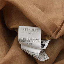 将图片加载到图库查看器中。 極美品 ISSEI MIYAKE イッセイミヤケ FETE リネンワンピース 麻 ワンピース ブラウン ベージュ 中古 4a006014