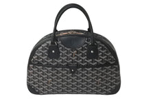 画像をギャラリービューアに読み込む, GOYARD ゴヤール ハンドバッグ サンジャンヌPM ブラック 廃盤 ゴヤールディンキャンバス レザー シルバー金具 良品 中古 60141
