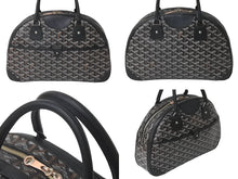 画像をギャラリービューアに読み込む, GOYARD ゴヤール ハンドバッグ サンジャンヌPM ブラック 廃盤 ゴヤールディンキャンバス レザー シルバー金具 良品 中古 60141