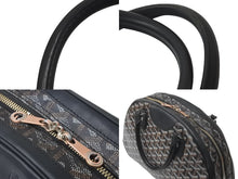 画像をギャラリービューアに読み込む, GOYARD ゴヤール ハンドバッグ サンジャンヌPM ブラック 廃盤 ゴヤールディンキャンバス レザー シルバー金具 良品 中古 60141