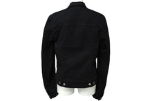画像をギャラリービューアに読み込む, 極美品 DIOR HOMME ディオール オム 亀井徹 ヴァニタスパッチ デニム ジャケット 17SS ブラック サイズ44 763C484K5894 中古 60152