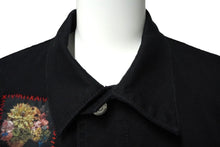 画像をギャラリービューアに読み込む, 極美品 DIOR HOMME ディオール オム 亀井徹 ヴァニタスパッチ デニム ジャケット 17SS ブラック サイズ44 763C484K5894 中古 60152