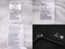 画像をギャラリービューアに読み込む, 極美品 PRADA × Adiddas プラダ × アディダス 21AW ナイロンジャケット RE-Nylon SGB964 ホワイト サイズ50 中古 60154