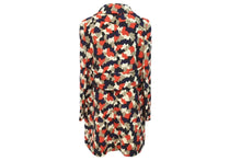 Load image into Gallery viewer, 極美品 PRADA プラダ コート カモフラージュ P6546 1B1F レッド ネイビー ベージュ ウール サイズ42 中古 60158