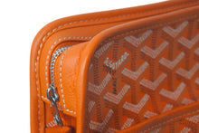 画像をギャラリービューアに読み込む, 極美品 GOYARD ゴヤール クラッチバッグ ジュバンス MM ポーチ オレンジ ゴヤールディンキャンバス シルバー金具 中古 60170