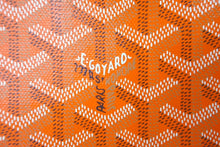画像をギャラリービューアに読み込む, 極美品 GOYARD ゴヤール クラッチバッグ ジュバンス MM ポーチ オレンジ ゴヤールディンキャンバス シルバー金具 中古 60170