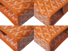 画像をギャラリービューアに読み込む, 極美品 GOYARD ゴヤール クラッチバッグ ジュバンス MM ポーチ オレンジ ゴヤールディンキャンバス シルバー金具 中古 60170