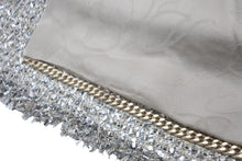 画像をギャラリービューアに読み込む, 新品未使用 CHANEL シャネル ツイードジャケット 7部丈 P58004V43990 シルバー ベージュ ブラック サイズ34 中古 60198