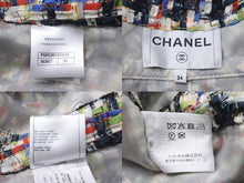 Load image into Gallery viewer, 極美品 CHANEL シャネル ツイード ジャケット マルチカラー ココマーク ロゴ マジックテープ P56526V42433 サイズ34 中古 60199