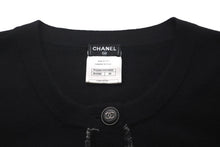 画像をギャラリービューアに読み込む, CHANEL シャネル ワンピース ニット ココマーク ココボタン ブラック カシミヤ サイズ36 P42061W04956 美品 中古 60203