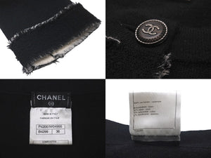 CHANEL シャネル ワンピース ニット ココマーク ココボタン ブラック