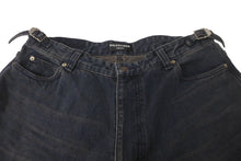画像をギャラリービューアに読み込む, 新品同様 BALENCIAGA バレンシアガ オーバーサイズ ダブルカーゴ バギー デニムパンツ 22SS インディゴ コットン 34 675217 TJW57 中古 60219