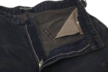 画像をギャラリービューアに読み込む, 新品同様 BALENCIAGA バレンシアガ オーバーサイズ ダブルカーゴ バギー デニムパンツ 22SS インディゴ コットン 34 675217 TJW57 中古 60219