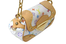 画像をギャラリービューアに読み込む, 新品同様 LOUIS VUITTON ルイヴィトン ハンドバッグ マリリンPM モノグラム ホワイト マルチカラー M40127 ゴールド金具 中古 60237