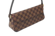 画像をギャラリービューアに読み込む, 極美品 LOUIS VUITTON ルイヴィトン ハンドバッグ レコレータ ダミエ N51299 ブラウン ゴールド金具 中古 60254