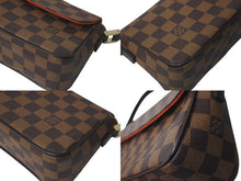 画像をギャラリービューアに読み込む, 極美品 LOUIS VUITTON ルイヴィトン ハンドバッグ レコレータ ダミエ N51299 ブラウン ゴールド金具 中古 60254