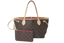 画像をギャラリービューアに読み込む, 未使用 LOUIS VUITTON ルイヴィトン トートバッグ ネヴァーフルPM M41245 モノグラムキャンバス ブラウン 中古 60255