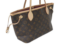 画像をギャラリービューアに読み込む, 未使用 LOUIS VUITTON ルイヴィトン トートバッグ ネヴァーフルPM M41245 モノグラムキャンバス ブラウン 中古 60255