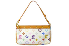 画像をギャラリービューアに読み込む, LOUIS VUITTON ルイヴィトン モノグラムマルチ ポシェットアクセソワール ハンドバッグ M92649 村上隆 ブロン 美品 中古 60258