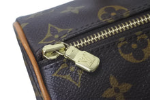 画像をギャラリービューアに読み込む, LOUIS VUITTON ルイヴィトン モノグラム パピヨン30 GM ハンドバッグ ブラウン PVC ヌメ革 M51385 良品 中古 60263