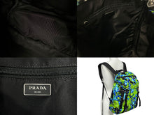 Load image into Gallery viewer, PRADA プラダ リュック バックパック デジタルカモ柄 デジカモ ナイロン マルチカラー シルバー金具 2VZ135 美品 中古 60264