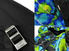 Load image into Gallery viewer, PRADA プラダ リュック バックパック デジタルカモ柄 デジカモ ナイロン マルチカラー シルバー金具 2VZ135 美品 中古 60264