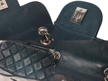 画像をギャラリービューアに読み込む, 極美品 CHANEL シャネル リュック クリアバックパック マトラッセ A57826 グリーン ビニールレザー シルバー金具 中古60306