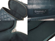 画像をギャラリービューアに読み込む, 極美品 CHANEL シャネル リュック クリアバックパック マトラッセ A57826 グリーン ビニールレザー シルバー金具 中古60306