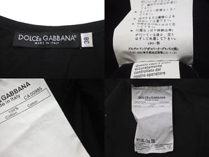 DOLCE&GABBANA ドルチェアンドガッバーナ 半袖Ｔシャツ ミッキー スパンコール ブラック 美品 中古 60329